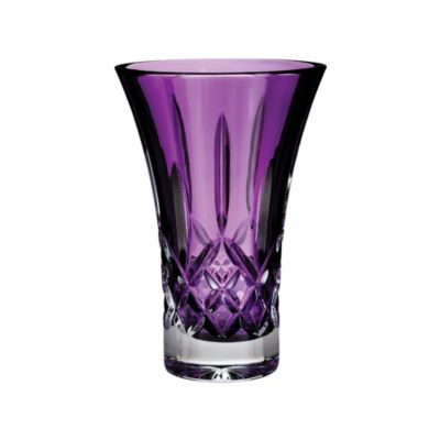 Waterford Crystal "Colour Me" Lismore Purple Flared Vase  &mdash; Alt Image 1