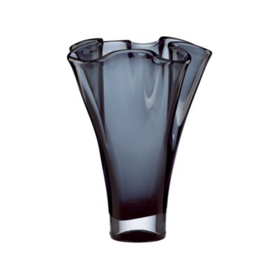 Lenox Organics 12" Ruffle Vase - Smoke &mdash; Alt Image 1