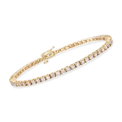 3.00 ct. t.w. Diamond Tennis Bracelet in 14kt Yellow Gold &mdash; Alt Image 1