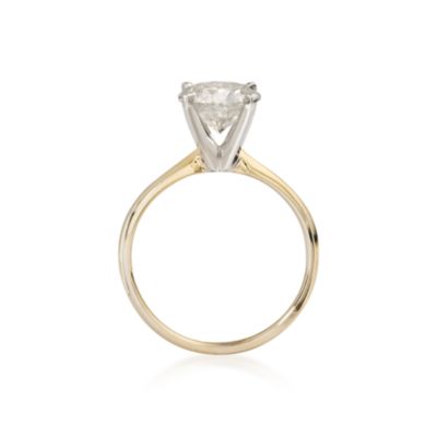 2.00 Carat Diamond Solitaire RSVP Engagement Ring in 14kt Yellow Gold &mdash; Alt Image 4