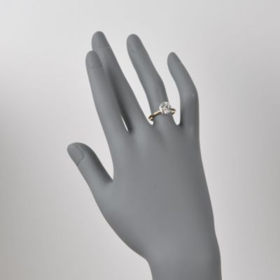 2.00 Carat Diamond Solitaire RSVP Engagement Ring in 14kt Yellow Gold &mdash; Alt Image 2
