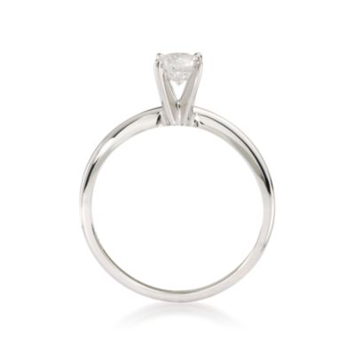 .50 Carat Diamond Solitaire RSVP Engagement Ring in 14kt White Gold &mdash; Alt Image 4