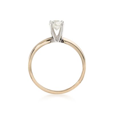 .50 Carat Diamond Solitaire RSVP Engagement Ring in 14kt Yellow Gold &mdash; Alt Image 4