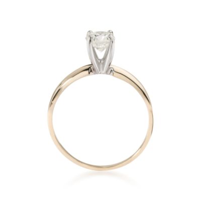 .75 Carat Diamond Solitaire RSVP Engagement Ring in 14kt Yellow Gold &mdash; Alt Image 4