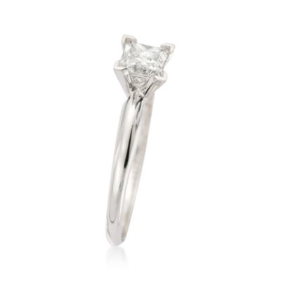 .50 Carat Diamond Solitaire RSVP Engagement Ring in 14kt White Gold &mdash; Alt Image 3