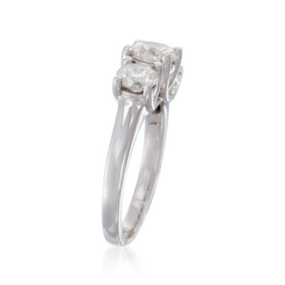 2.00 ct. t.w. Diamond 3-Stone RSVP Engagement Ring in 14kt White Gold &mdash; Alt Image 3