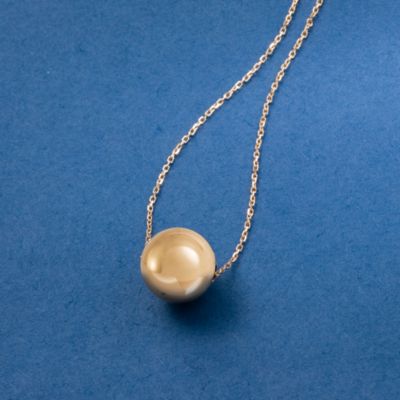 14kt Yellow Gold Sphere Necklace &mdash; Alt Image 5