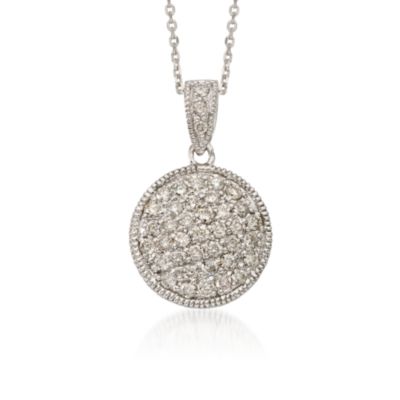 1.00 ct. t.w. Diamond Pendant Necklace in 14kt White Gold. 16" &mdash; Alt Image 1