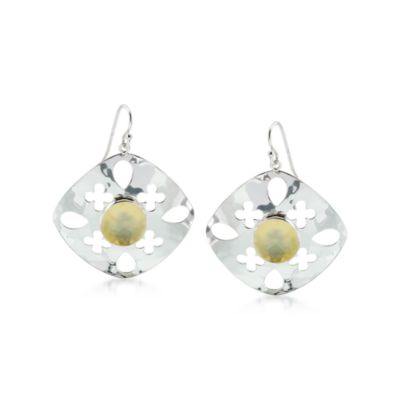 Chalcedony Earrings In Sterling Silver &mdash; Alt Image 1