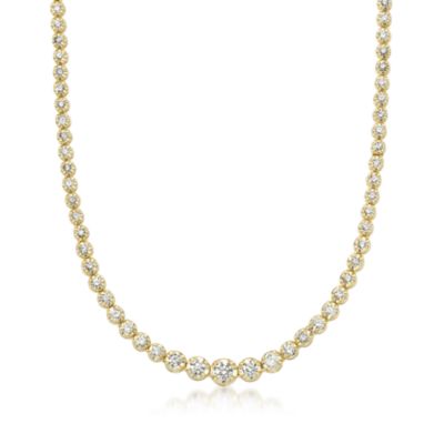 3.05 ct. t.w. Diamond Tennis Necklace in 14kt Yellow Gold &mdash; Alt Image 1