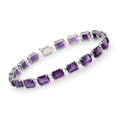 16.00 ct. t.w. Amethyst Bracelet in 14kt White Gold &mdash; Alt Image 1