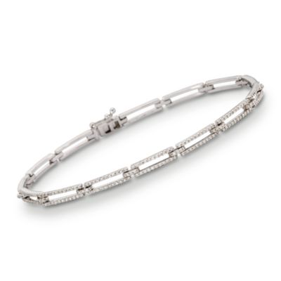 1.00 ct. t.w. Diamond Bracelet in 14kt White Gold. 7" &mdash; Alt Image 1