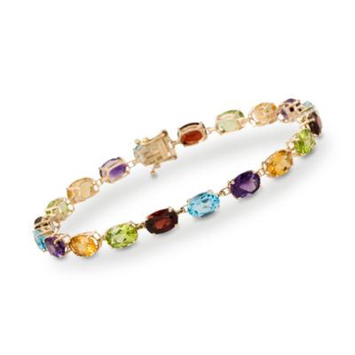 16.20 ct. t.w. Multi-Gemstone Bracelet in 14kt Yellow Gold &mdash; Alt Image 1