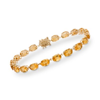 17.00 ct. t.w. Citrine Bracelet in 14kt Yellow Gold &mdash; Alt Image 1