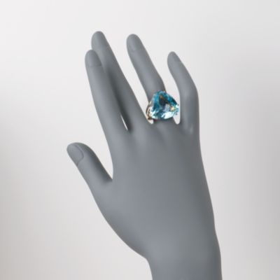 Roberto Coin 26.00 Carat t.w. "Ipanema" Blue Topaz Ring in 18kt Yellow Gold. Size 6.5 &mdash; Alt Image 2