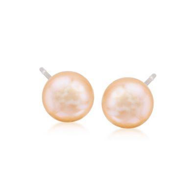 Set of Three Pairs of 8-9mm Cultured Pearl Earrings and Earring Jackets in Sterling Silver &mdash; Alt Image 4