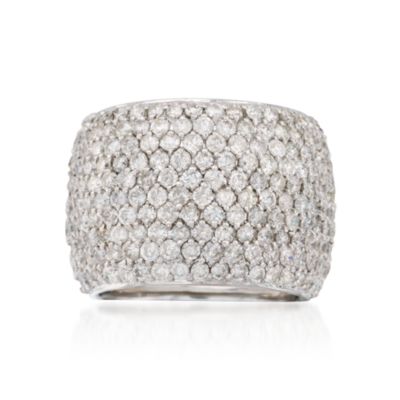 4.00 ct. t.w. Pave Diamond Ring in 14kt White Gold &mdash; Alt Image 1