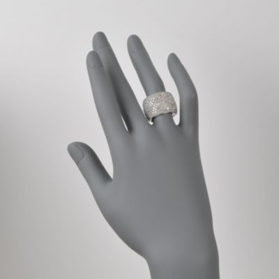 4.00 ct. t.w. Pave Diamond Ring in 14kt White Gold &mdash; Alt Image 2