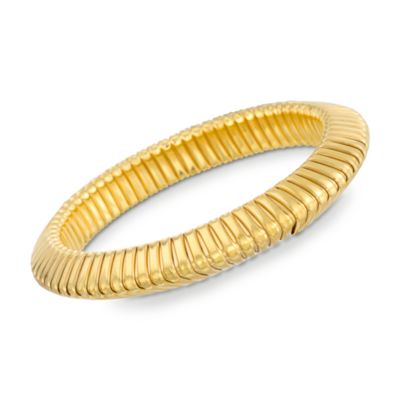 Italian Vermeil Bangle Bracelet. 8" &mdash; Alt Image 1