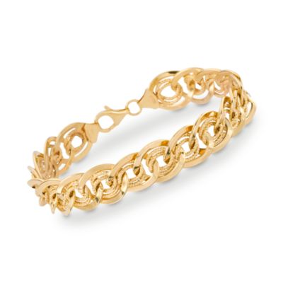 Italian 14kt Yellow Gold Oval-Link Bracelet &mdash; Alt Image 1