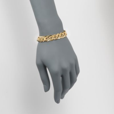 Italian 14kt Yellow Gold Oval-Link Bracelet &mdash; Alt Image 2