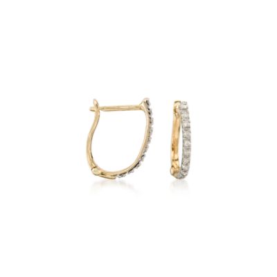 3-Pair Set of Multi-Gem and .10 ct. t.w. Diamond Hoop Earrings With in 14kt Yellow Gold &mdash; Alt Image 5