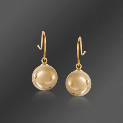 Roberto Coin "Palini" 18kt Yellow Gold Earrings. &mdash; Alt Image 1