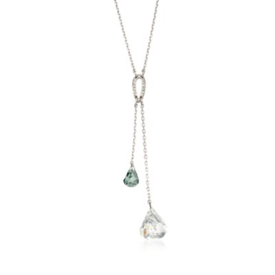 Swarovski Crystal "Lunar Moonlight" Necklace. 15" &mdash; Alt Image 1