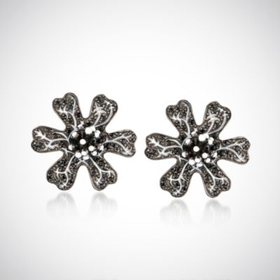 M.C.L. Designs 2.85 ct. t.w. Black Sapphire Earrings In Sterling Silver &mdash; Alt Image 1