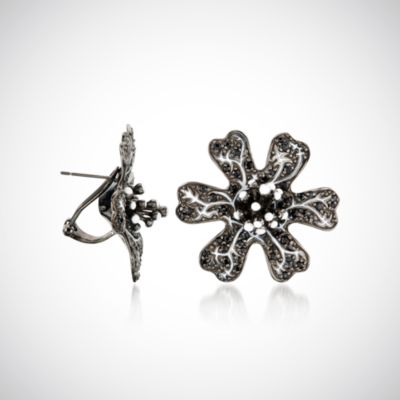 M.C.L. Designs 2.85 ct. t.w. Black Sapphire Earrings In Sterling Silver &mdash; Alt Image 2