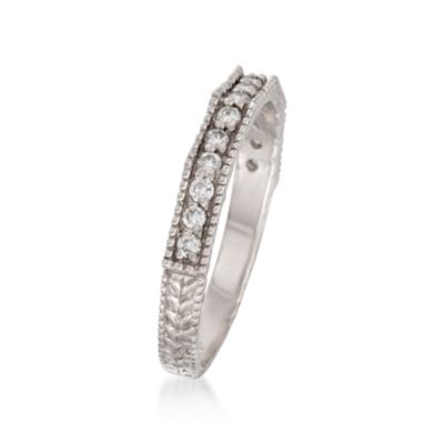 .25 ct. t.w. Diamond Band In 14kt White Gold &mdash; Alt Image 2