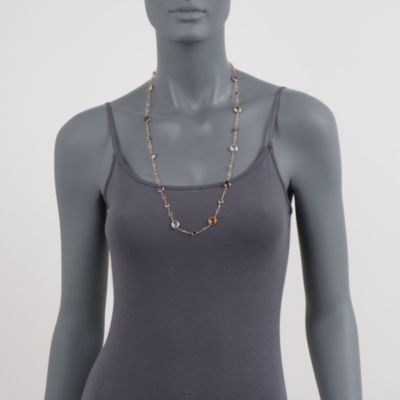 20.00 ct. t.w. Multi-Gem Necklace in 14kt Yellow Gold &mdash; Alt Image 5