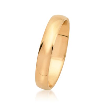 Men's 4mm 14kt Yellow Gold Wedding Ring &mdash; Alt Image 2