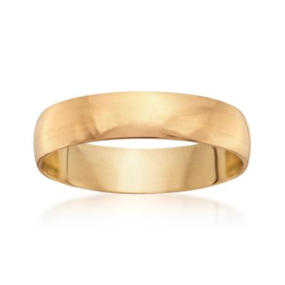 Men's 5mm 14kt Yellow Gold Wedding Ring &mdash; Alt Image 1