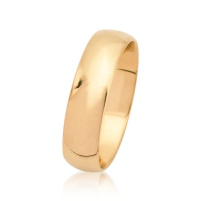 Men's 6mm 14kt Yellow Gold Wedding Ring &mdash; Alt Image 3