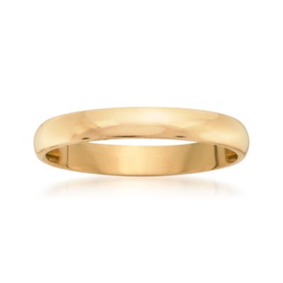 Women's 3mm 14kt Yellow Gold Wedding Ring &mdash; Alt Image 1