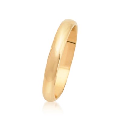 Women's 3mm 14kt Yellow Gold Wedding Ring &mdash; Alt Image 3