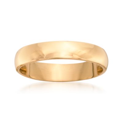 Women's 4mm 14kt Yellow Gold Wedding Ring &mdash; Alt Image 1