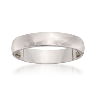 Women's 4mm 14kt White Gold Wedding Ring &mdash; Alt Image 1