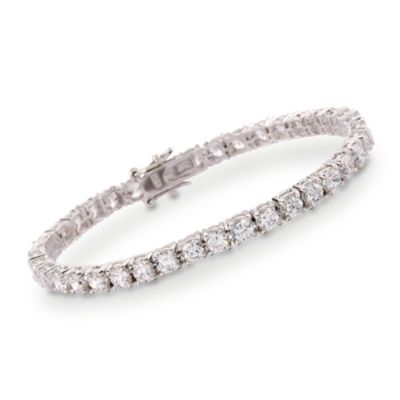 8.75 ct. t.w. CZ Tennis Bracelet in Sterling Silver &mdash; Alt Image 1