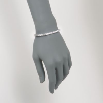 8.75 ct. t.w. CZ Tennis Bracelet in Sterling Silver &mdash; Alt Image 2