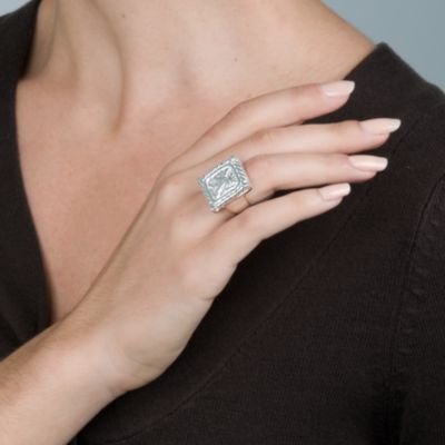 Italian Crest-Style Lion Sterling Silver Ring &mdash; Alt Image 4