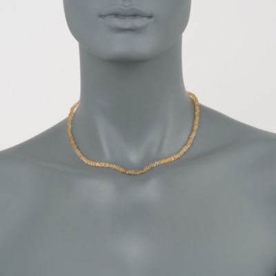 35.00 ct. t.w. Citrine Bead Necklace With Sterling Silver Clasp &mdash; Alt Image 2