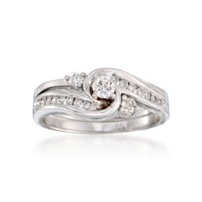 .50 ct. t.w. Diamond Wedding Ring Set in 14kt White Gold &mdash; Alt Image 1