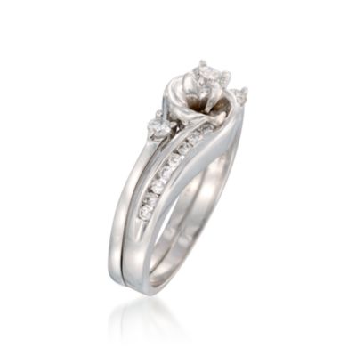 .50 ct. t.w. Diamond Wedding Ring Set in 14kt White Gold &mdash; Alt Image 2