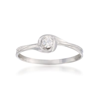 .10 Carat Diamond Promise Ring in 14kt White Gold &mdash; Alt Image 1