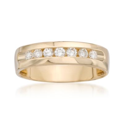 Men's .50 ct. t.w. Diamond Wedding Ring in 14kt Yellow Gold &mdash; Alt Image 1