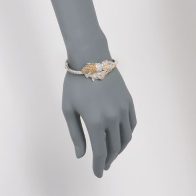2.25 ct. t.w. Multi-Gem Koi  Bangle Bracelet With Diamonds in Sterling Silver. 8" &mdash; Alt Image 2