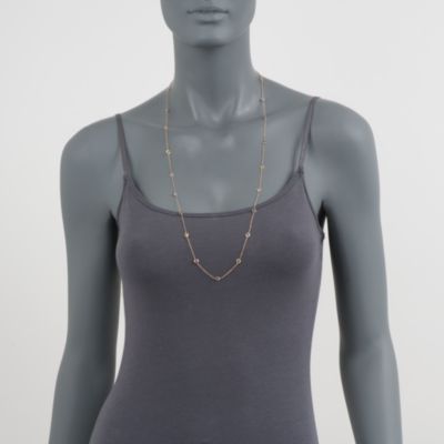 5.50 ct. t.w. Multicolored Sapphire Necklace in 14kt Yellow Gold &mdash; Alt Image 2