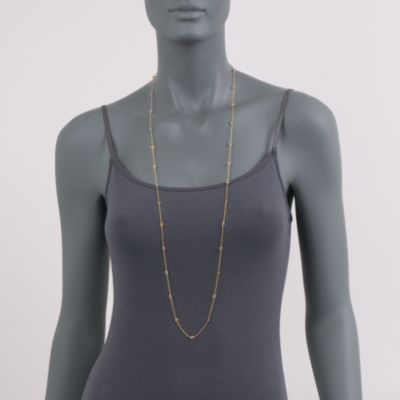 5.50 ct. t.w. Multicolored Sapphire Necklace in 14kt Yellow Gold &mdash; Alt Image 4